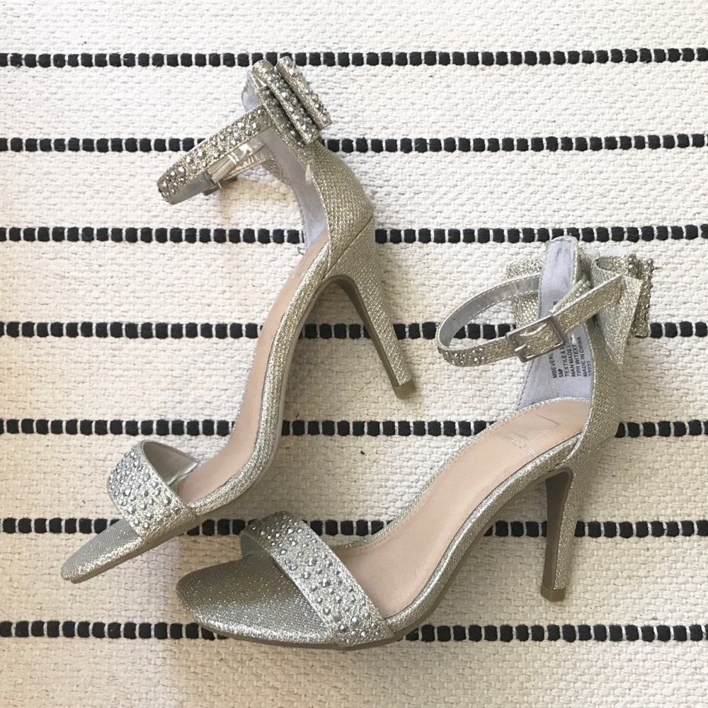 Material Girl Sequence Strappy Heels